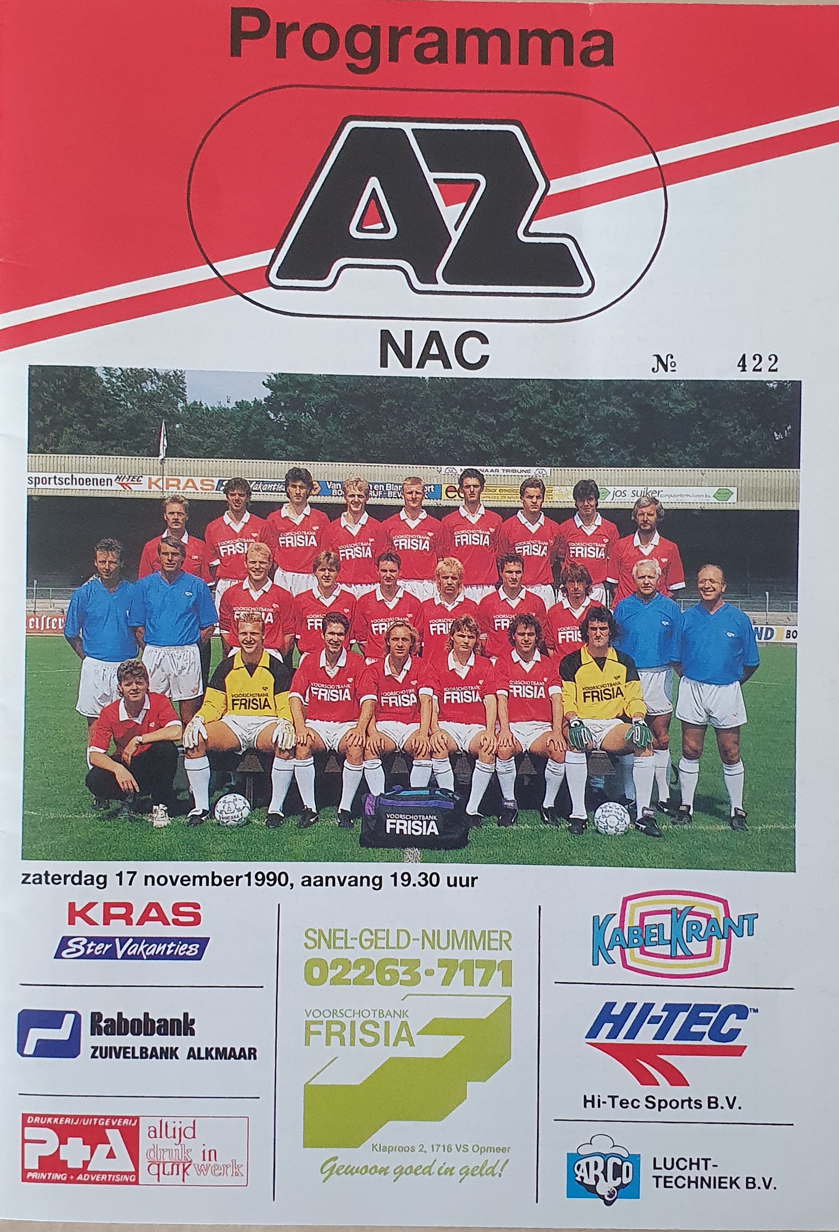 AZ Programma 18-nov-1990 NAC